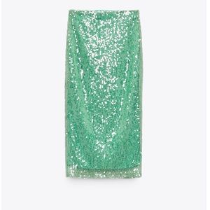 Sequin Pencil Skirt